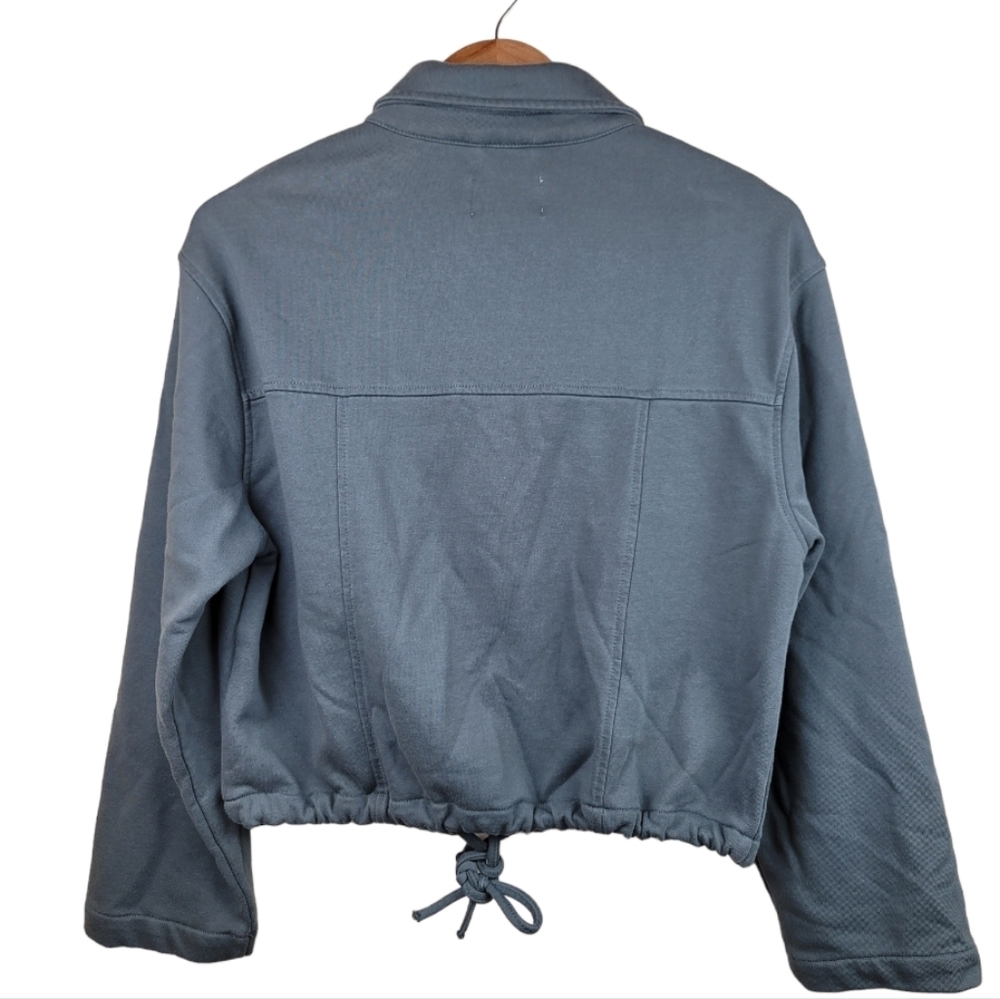 VIGOSS‎ Drawstring Waist Double Patch Pocket Front Snap Closure Jacket - Picture 2 of 8